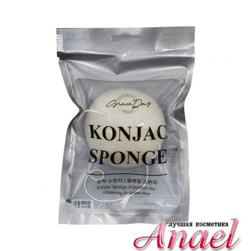 Yuvinish uchun sponj Grace Day Sponge, Oq, купить недорого