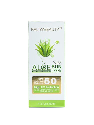 Солнцезащитный крем Kaliya Beauty Aloe Sun Creen Cream SPF 50 PA+++, 50 мл