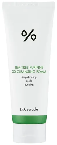 Yuvinish uchun ko'pik choy daraxti ekstrakti bilan Dr.Ceuracle Tea Tree Purifine 30 Cleansing Foam, 150 ml