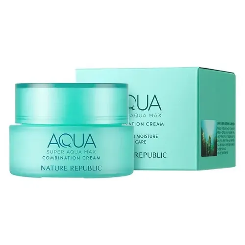 Крем для лица гелевый увлажняющий Nature Republic Super Aqua Max Combination Watery Cream, 80 мл