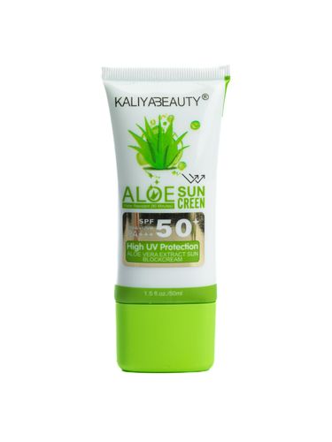 Солнцезащитный крем Kaliya Beauty Aloe Sun Creen Cream SPF 50 PA+++, 50 мл, фото