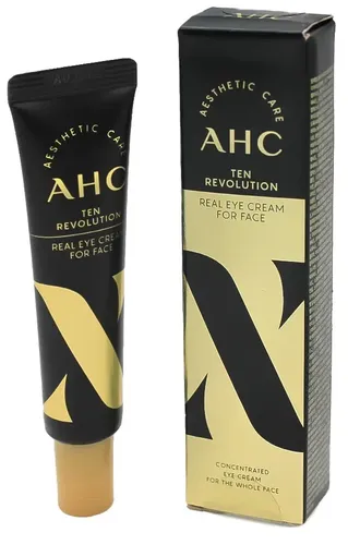 Антивозрастной крем для век с эффектом лифтинга AHC Ten Revolution Real Eye Cream For Face, 12 мл