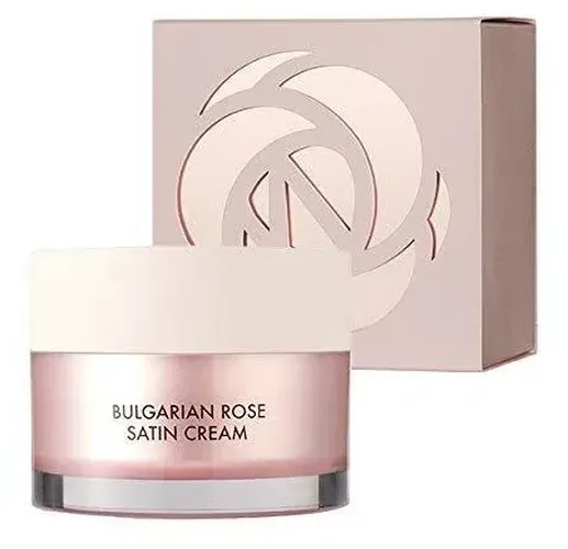 Teri yorqinligi uchun atirgul bilan oziqlantiruvchi krem HEIMISH Bulgarian Rose Satin Cream, 55 ml, купить недорого