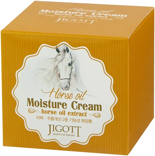 Увлажняющий крем для лица с лошадиным маслом Jigott Horse Oil Moisure Cream, 70 мл, купить недорого