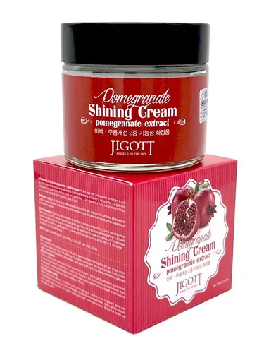 Крем для лица с экстрактом граната Jigott Shining Cream Pomegranate Extract, 70 мл, купить недорого