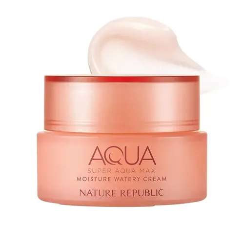 Увлажняющий крем-гель для сухой кожи Nature Republic Super Aqua Max Moisture Watery Cream, 80 мл, купить недорого