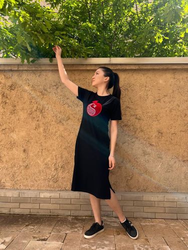 Женское платье Fratellicasa 21533, Черный, в Узбекистане
