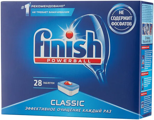 Finish Classic idish yuvish mashinasi tabletkalari, 28 dona, в Узбекистане