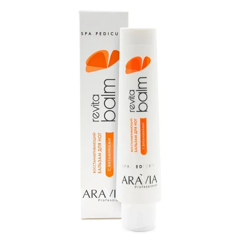 Бальзам для ног Aravia Professional Revita Balm Восстанавливающий с витаминами, 100 мл