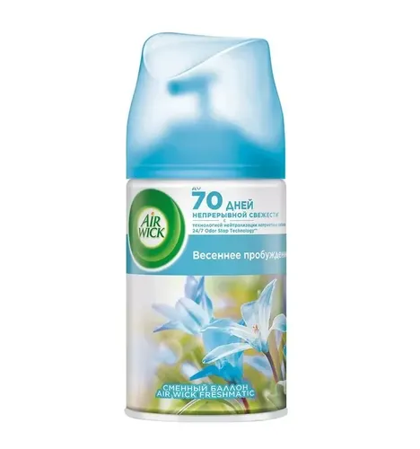 Сменный баллон для AirWick Freshmatic Pure Весеннее пробуждение, 250 мл, купить недорого