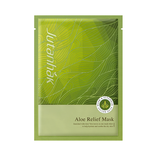 Увлажняющая маска с алое Jutanhak Aloe Relief Ampoule Sheet Mask, 23 мл