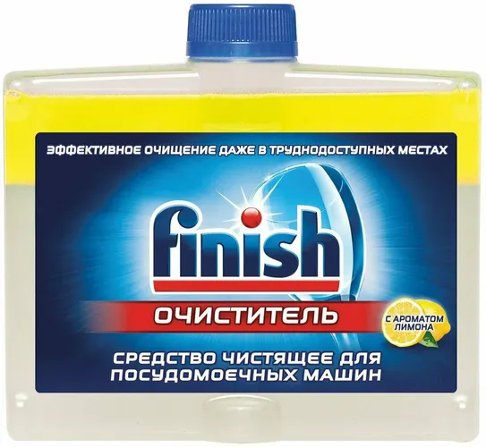 Средство чистящее для посудомоечных машин Finish Очиститель, с ароматом лимона, 250 мл