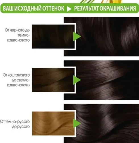 Garnier Color Naturals Краска для волос Крем-краска тон 3.12 “Ледяной темный Шатен”, 8 недель стойкого цвета Глубокое питание Насыщенный цвет Для всех типов волос, 110 мл, купить недорого
