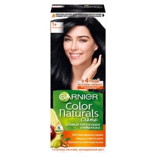 Garnier Color Naturals soch bo'yog'i ton 1 + Ultra qora, 110ml