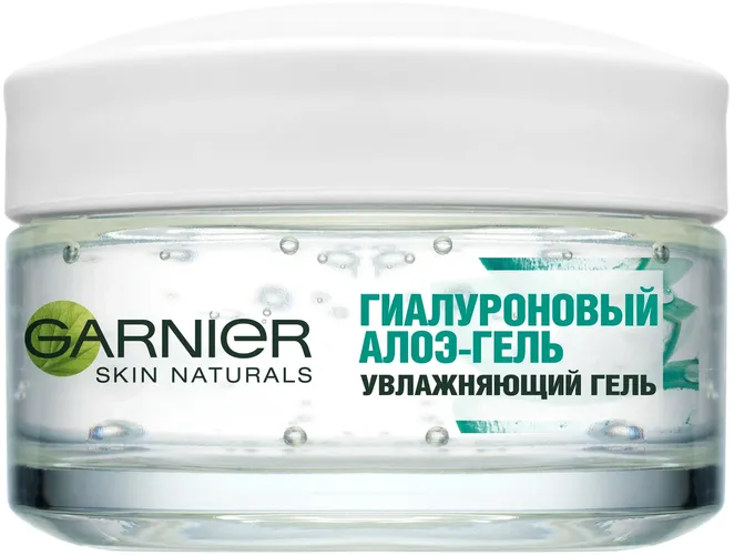 Garnier Skin naturals Гиалуроновый Алоэ-гель Для лица Дневной Увлажняющий Для всех типов кожи, 50 мл