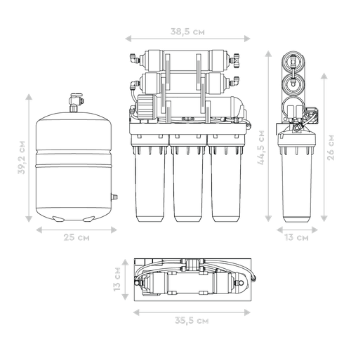 Suv filtri Barrier Profi osmo-100 M, фото