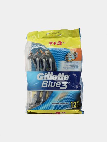 Станок для бритья одноразовый Gillette Blue 3, 12 шт