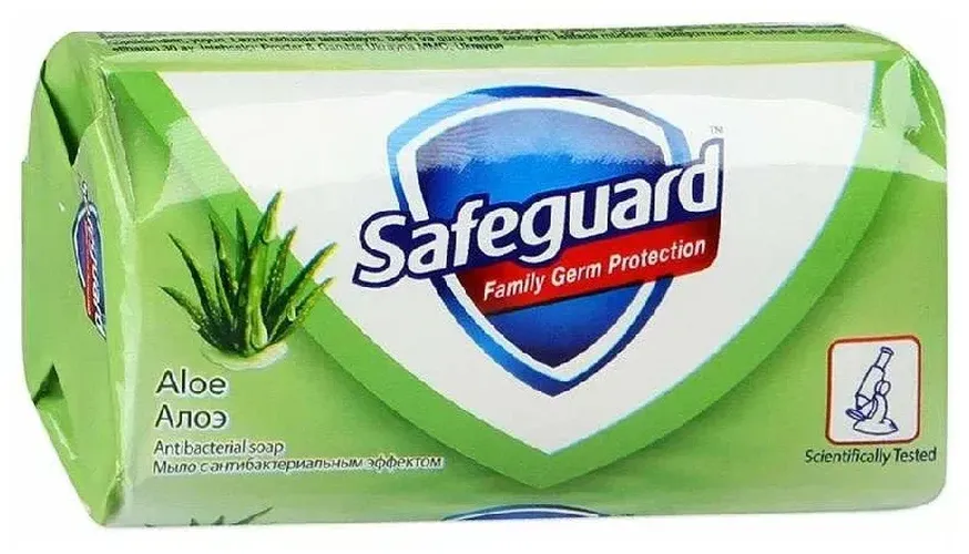 Туалетное мыло Safeguard «Алоэ», 90 г, купить недорого