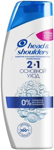 Qazg'oqq qarshi shampun Head & Shoulders 2 in 1 Asosiy parvarish, 400 ml