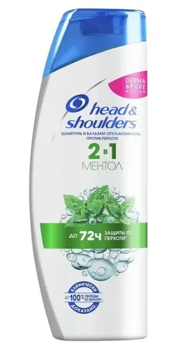 Шампунь против перхоти Head & Shoulders Ментол, 400 мл