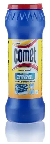 Порошок чистящий Comet Лимон с хлоринолом, универсальный, 475 г, купить недорого