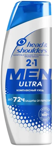 Шампунь против перхоти Head & Shoulders 2 в 1 Ultra Комплексный уход, 400 мл