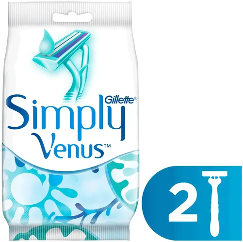 Станок для бритья одноразовый Simply Venus 2, 2шт