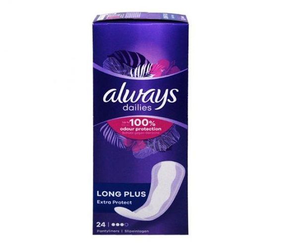 Always dailies Long Plus kunlik prokladkalari, 24 dona