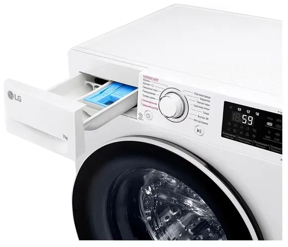 Стиральная машина LG F2J6HSFW 7Kg, Белый, купить недорого