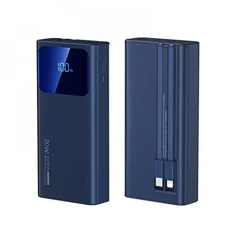 Tashqi batareya Remax RPP-535 20000mAh 20W, 22.5W, ko'k