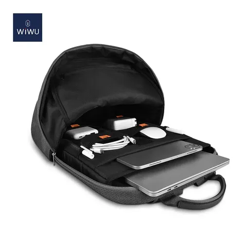 Рюкзак для ноутбука 15.6 дюймов WIWU Pilot Backpack, Черный, в Узбекистане