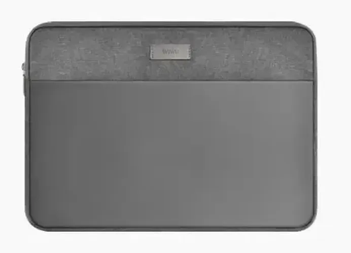 G'ilof papka MacBook 16" Wiwu Minimalist Laptop Sleeve uchun, Kulrang