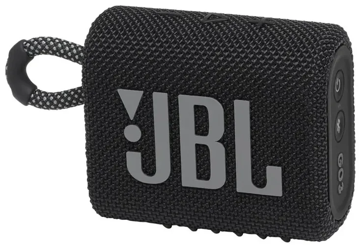 Беспроводная портативная колонка JBL Go 3, Черный