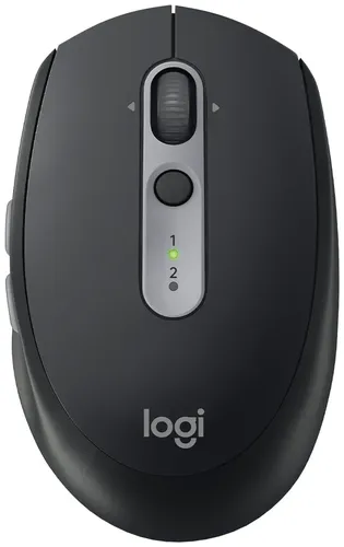 Logitech M590 ko'p qurilmali jim simsiz sichqoncha, qora