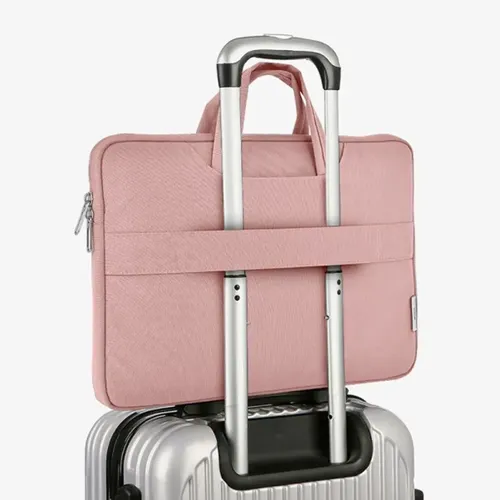 Noutbuk sumkasi WiWU ViVi Laptop Handbag для Macbook 15.6 dyuym, suv o'tkazmaydigan, pushti, фото № 4