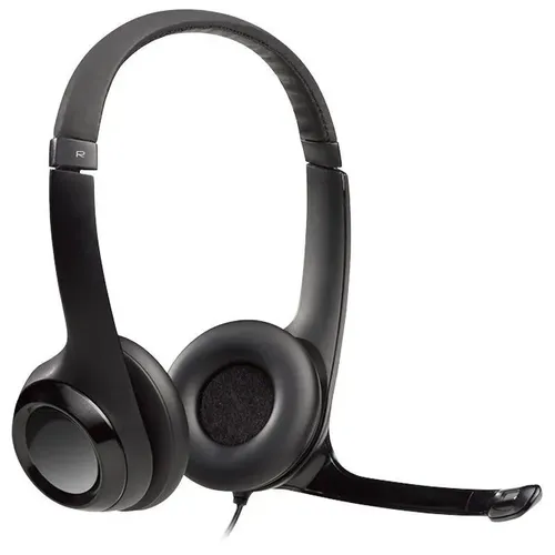 Logitech H390 Stereo Headset kompyuter eshitish vositasi, qora