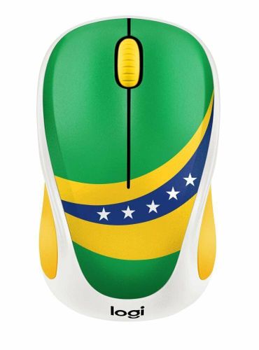 Logitech M238 Braziliya bayrog'i simsiz sichqoncha, yashil