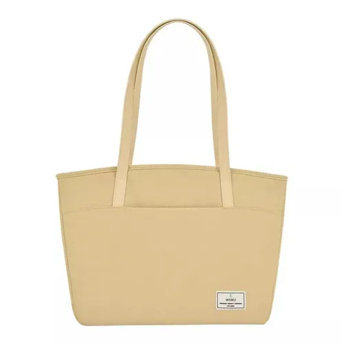 Noutbuk sumkasi WiWU Ora Tote Bag Special Design for Women 16", krem rangli