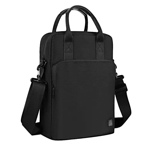 Noutbuk sumkasi WiWU ALPHA Vertical Double Layer Bag 13.3", qora, купить недорого