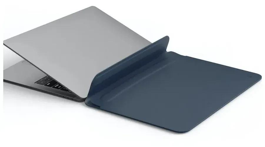 Чехол WIWU Skin New Pro 2 Leather Sleeve 13,3" for MacBook Air 13, Океан-Синий, фото