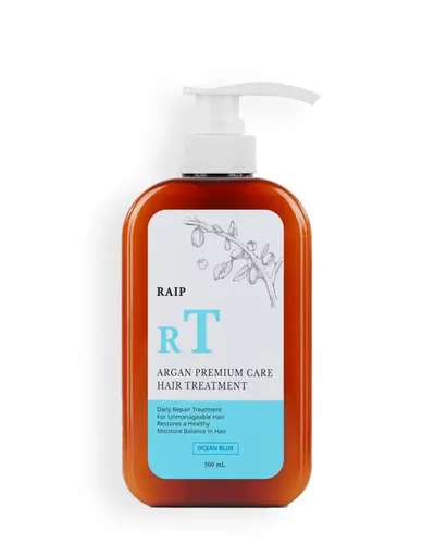 Raip Argan Premium Care Hair Treatment Ocean Blue Soch balzami, 500 ml