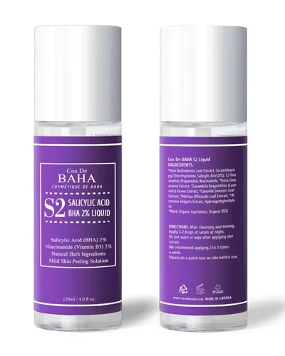 Toner Cos De Baha Salicylic Acid BHA 2% Liquid, 120 ml, купить недорого