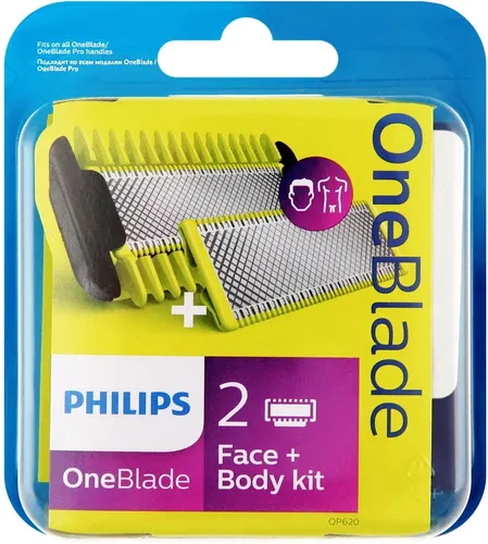 Сменные лезвия Philips OneBlade QP620/50 (2шт), фото