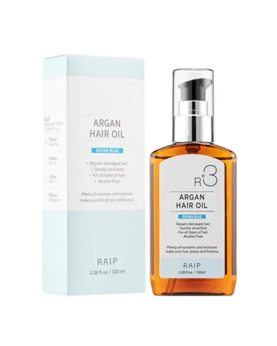 Масло для волос Raip Argan Hair Oil Ocean Blue, 100 мл, купить недорого