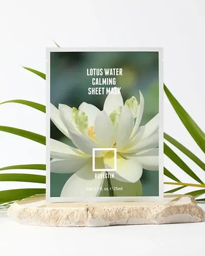 Тканевая маска Rovectin Clean Lotus Water Calming Sheet Mask