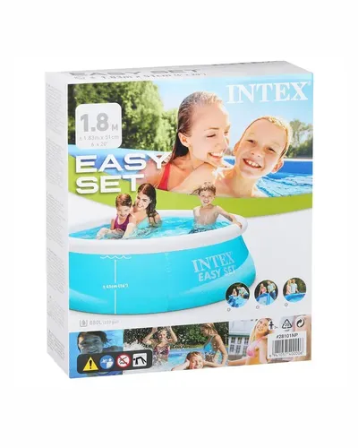 Бассейн надувной Intex 28101 Easy Set, Голубой, купить недорого