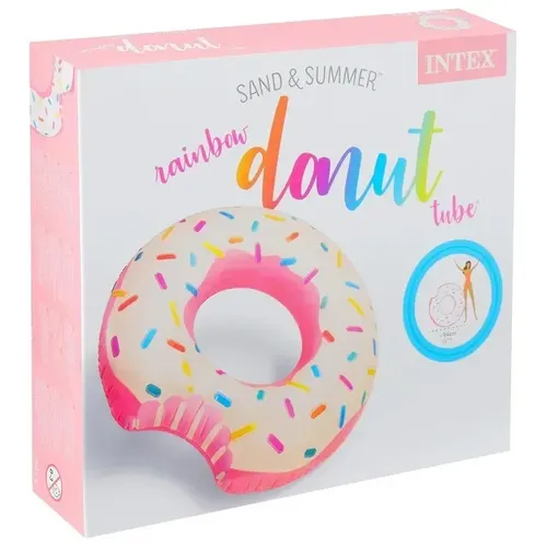 Suzish doirasi Donut Intex 56265NP, pushti, в Узбекистане