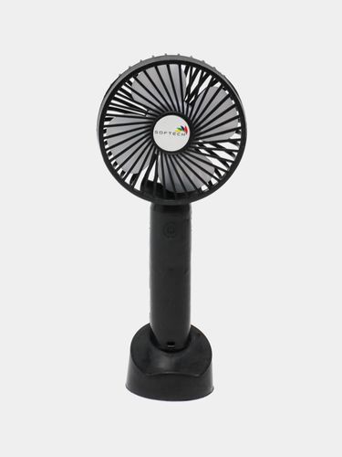 Портативный ручной вентилятор Softech Mini Fan, Черный, купить недорого