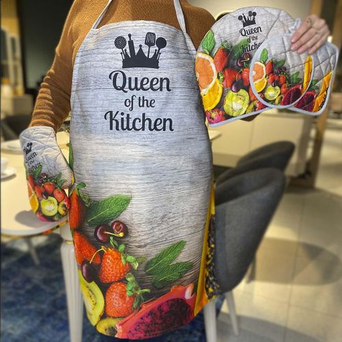 Кухонный набор Mato "Queen of kitchen", Серый