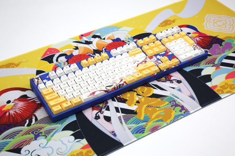 Sichqoncha gilamchasi Varmilo Lovebirds Desk Mat, 900x400 mm, Oltin rangda, купить недорого